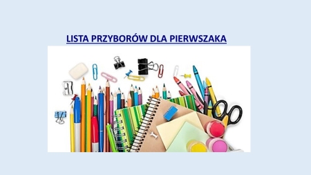 LISTA PRZYBORÓW DLA PIERWSZAKA-2023-2024