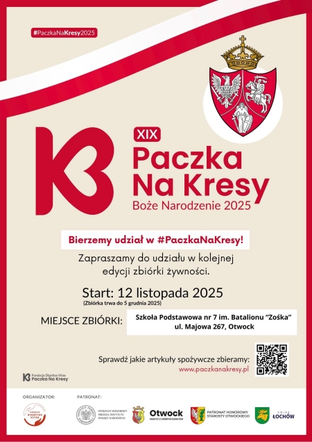 XIX edycja Paczka  na Kresy - Boże Narodzenie 2025