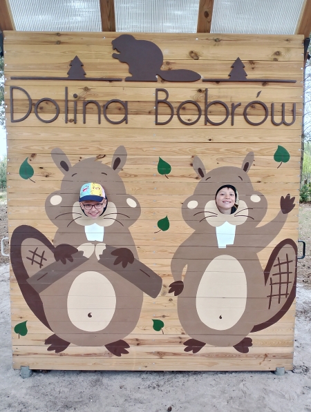 Wycieczka klasy 1a do Gospodarstwa Agroturystycznego ''Dolina Bobrów''
