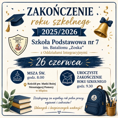 Zakończenie Roku Szkolnego 2025/2026